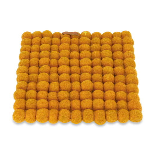 Square Ball Trivet - Orange