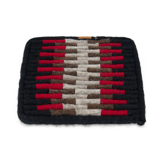 Square Dori Trivet - Red