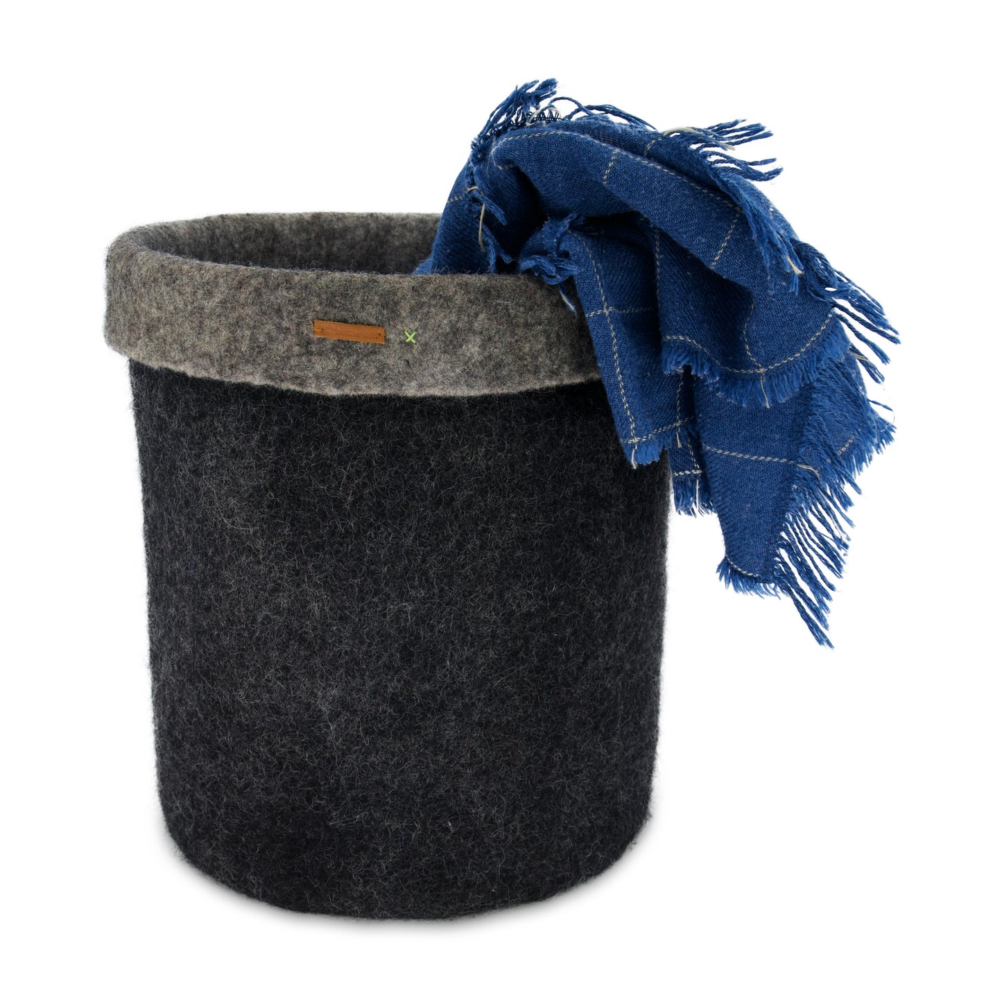 Felt Storage Basket - Black