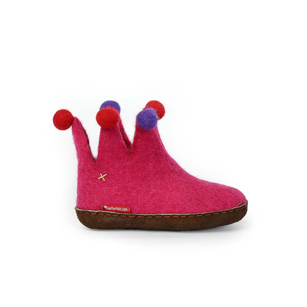The Jester for Kids - Pink with Leather
