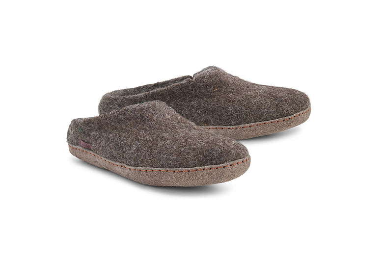 Wool discount felt slippers