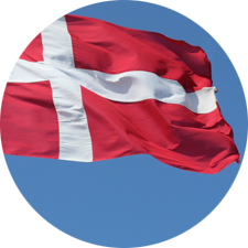 Image Of The Flag Of Denmark