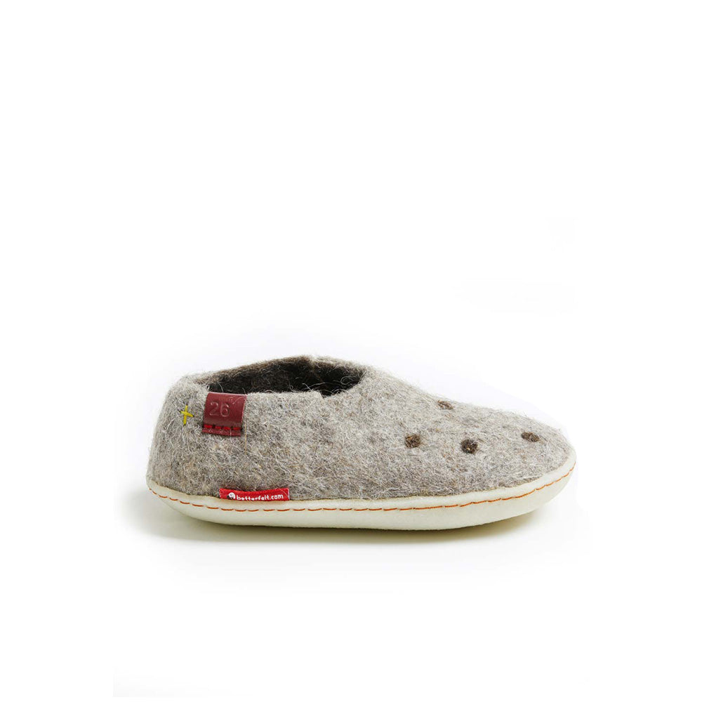 Classic Shoe for Kids - Grey with Rubber