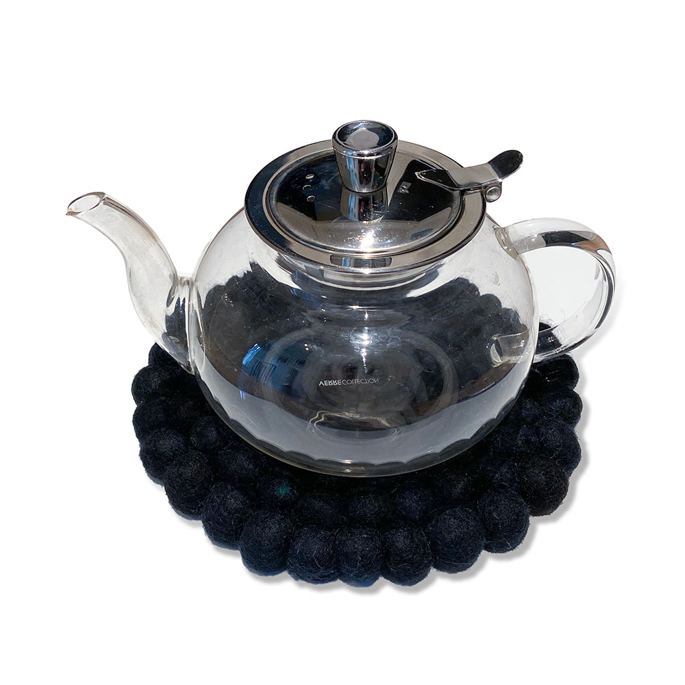 Round Ball Trivet - Black